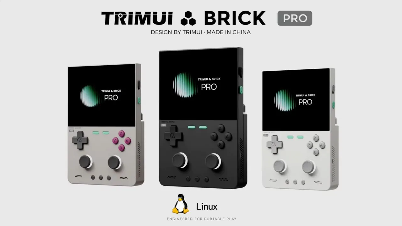 TRIMUI Brick Pro, базируется на процессоре Allwinner A133P